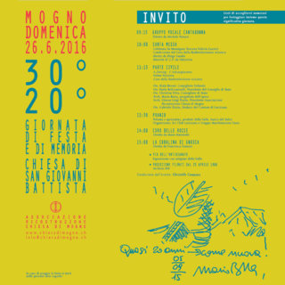 Mogno - Fest- und Gedenktag der Kirche San Giovanni