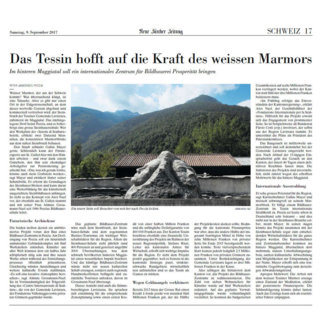 NZZ - Hoffen auf die Kraft des weissen Marmors