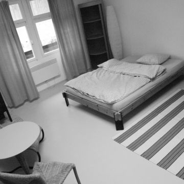 Atelier-Apartment, Wohn/Schlafbereich